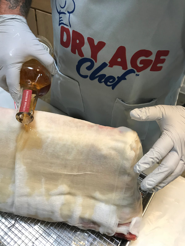 All the tools needed to dry age meat