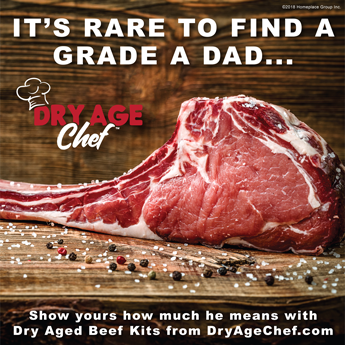 Dry Aging Beef at home is life-changing with the curated, Dry Age Chef program packages are ideal gifts for Father's Day!